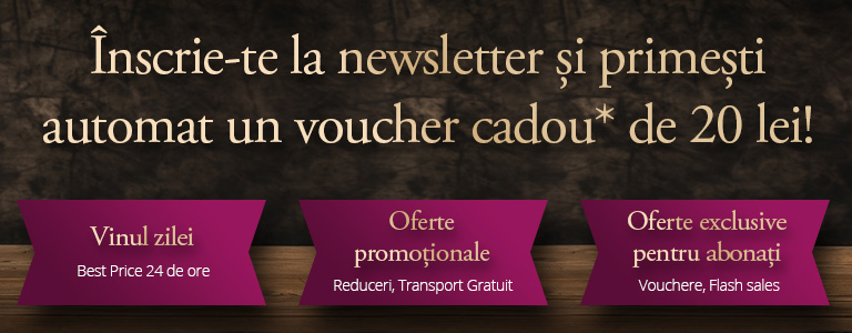 Înscriete la newsletter și prinde cele mai noi oferte!