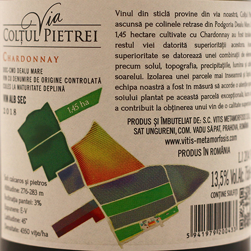 COLTUL PIETREI CHARDONNAY 2018