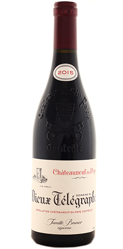 VIEUX TELEGRAPHE CHATEAUNEUF DU PAPE ROUGE 2015