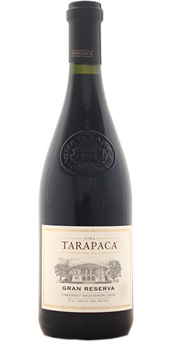 TARAPACA CABERNET SAUVIGNON GRAN RESERVA 2018