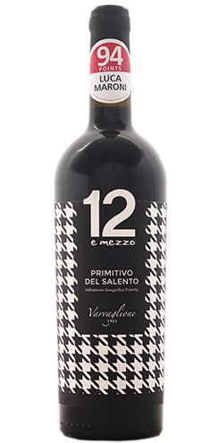 12 E MEZZO - PRIMITIVO DEL SALENTO 2017