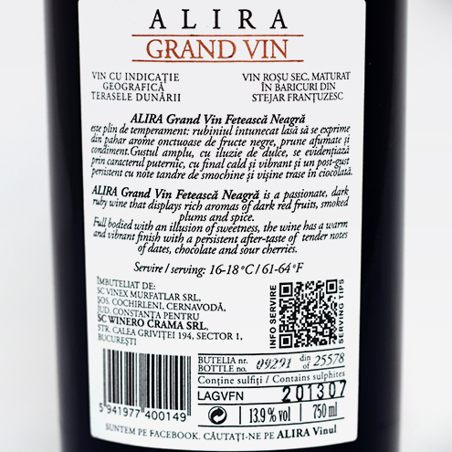 GRAND VIN FETEASCA NEAGRA 2011