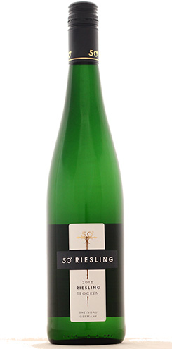 50 DEGREE RIESLING TROCKEN 2016 Johannisberger pret de 45 lei (Germania)