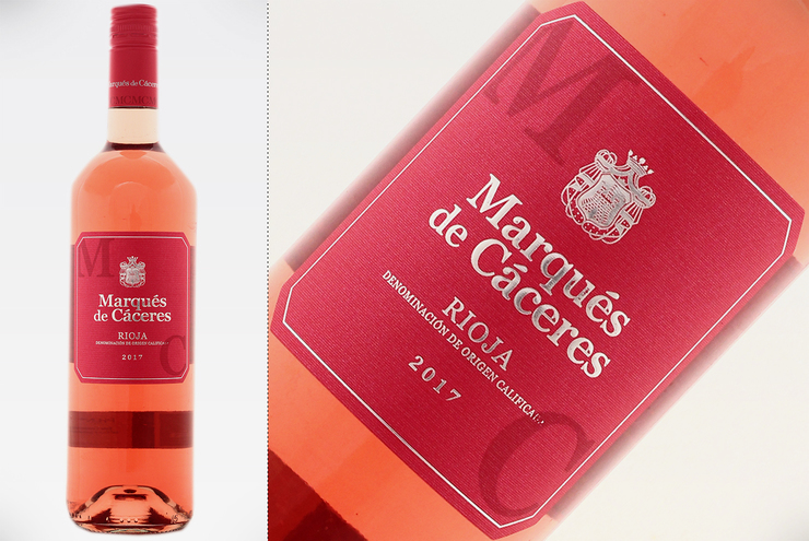 ROSE RIOJA 2017 (Marques de Caceres) numai astazi la doar 35 RON in loc ...