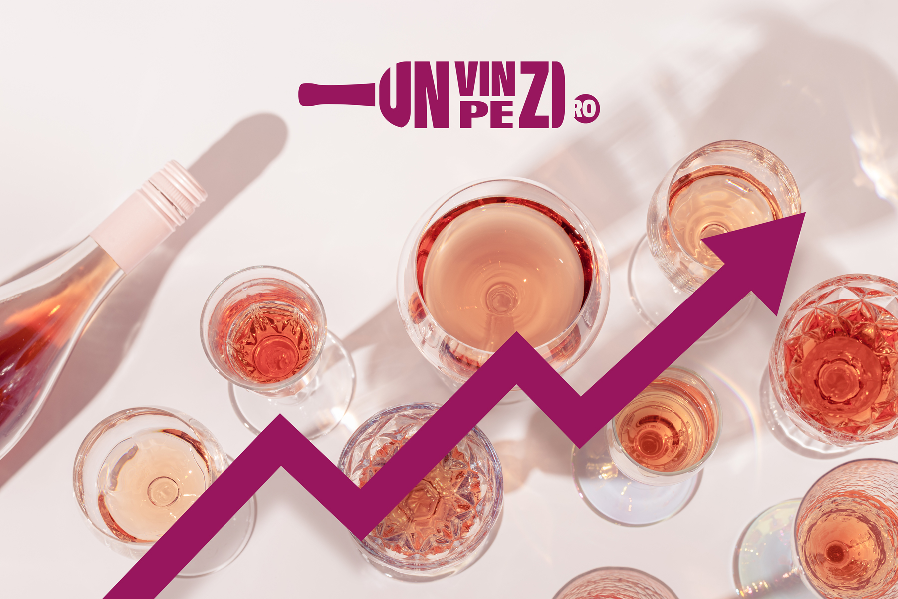 Consumul de vin roze creste in lunile de primavara-vara cu aproximativ 40%