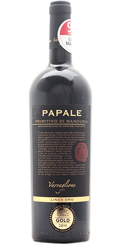 PAPALE LINEA ORO PRIMITIVO DI MANDURIA 2016-Varvaglione