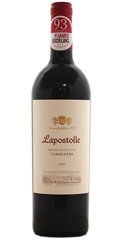 GRAND SELECTION CARMENERE 2018-Lapostolle