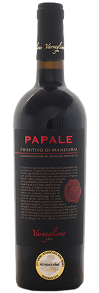 PAPALE PRIMITIVO DI MANDURIA 2019-Varvaglione