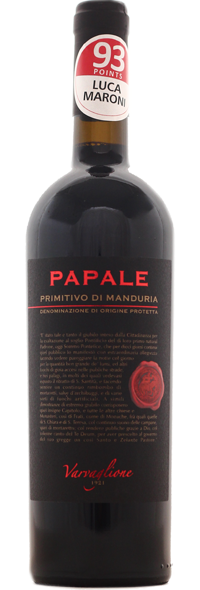 PAPALE PRIMITIVO DI MANDURIA 2016