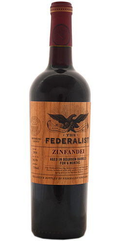 THE FEDERALIST ZINFANDEL BOURBON BARREL AGED 2017-Federalist Vineyards