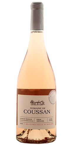 DOMAINE DE COUSSAN COTES DE THONGUE ROSE 2018-Jacques et Francoise Boyer