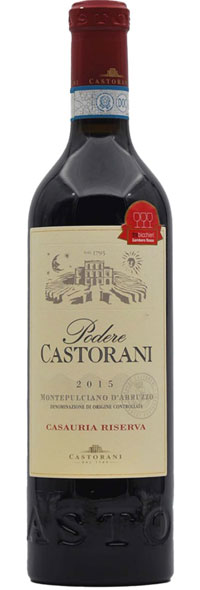 PODERE CASTORANI CASAURIA RISERVA MONTEPUCIANO D'ABRUZZO 2015